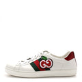 Gucci White Leather Cherry Ace Sneakers