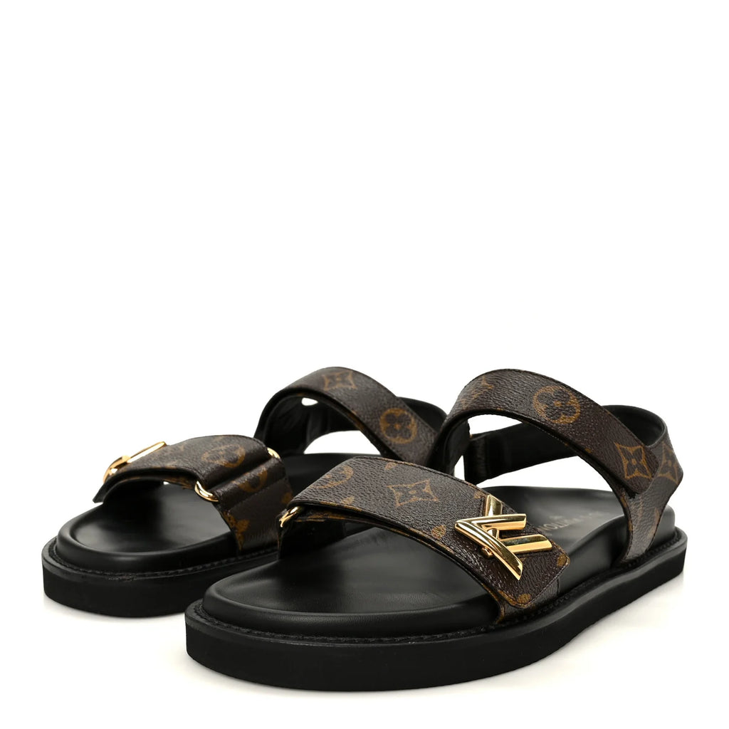 Louis Vuitton Monogram Paseo Sandals