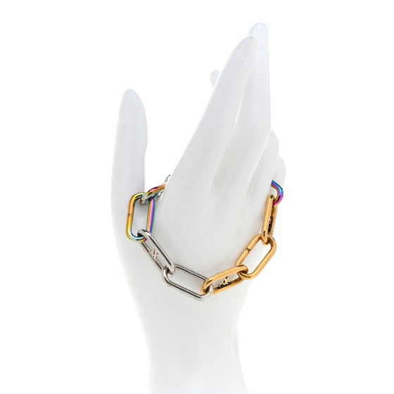Louis Vuitton Multi-Color Monogram Chain Bracelet