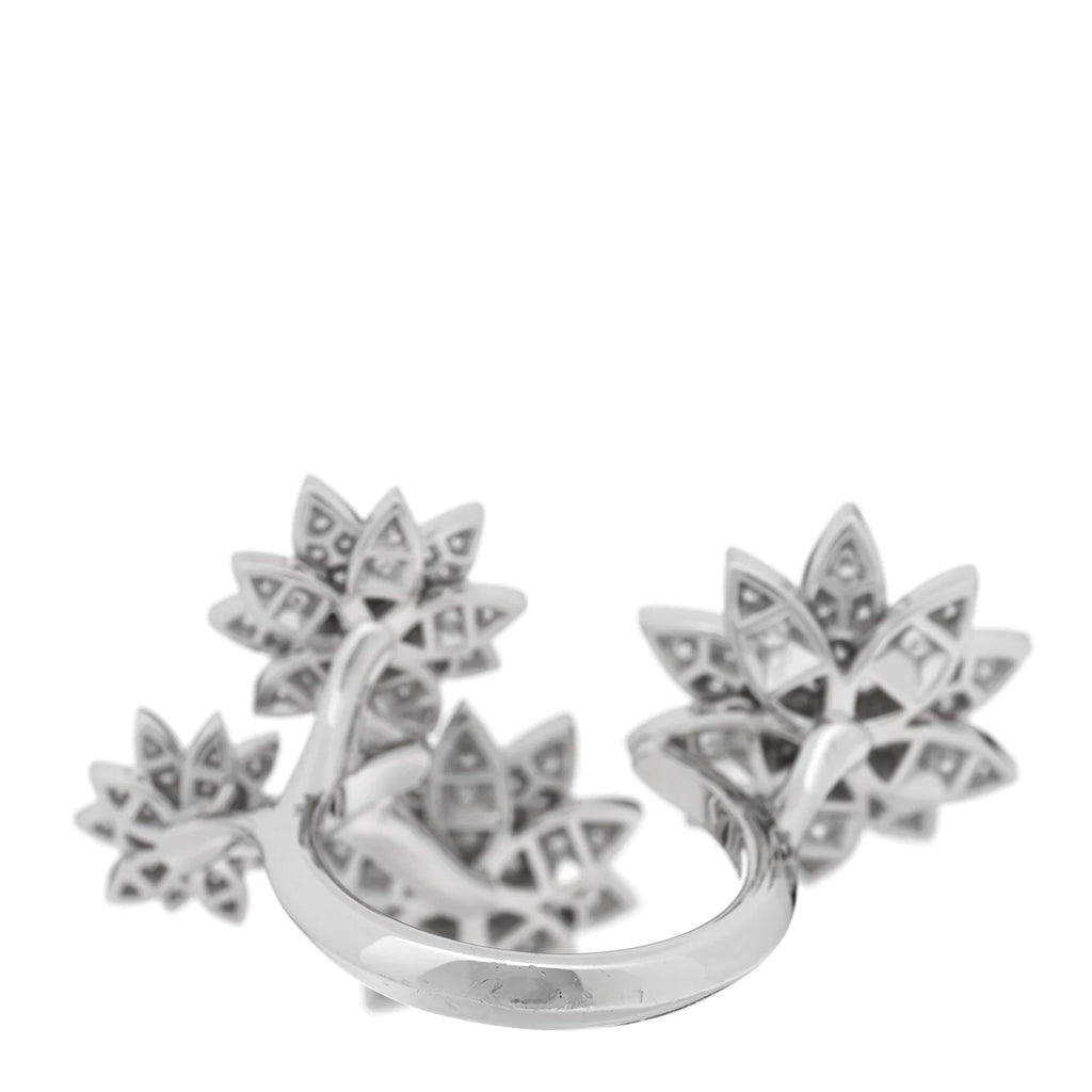 Van Cleef Diamond Lotus Ring