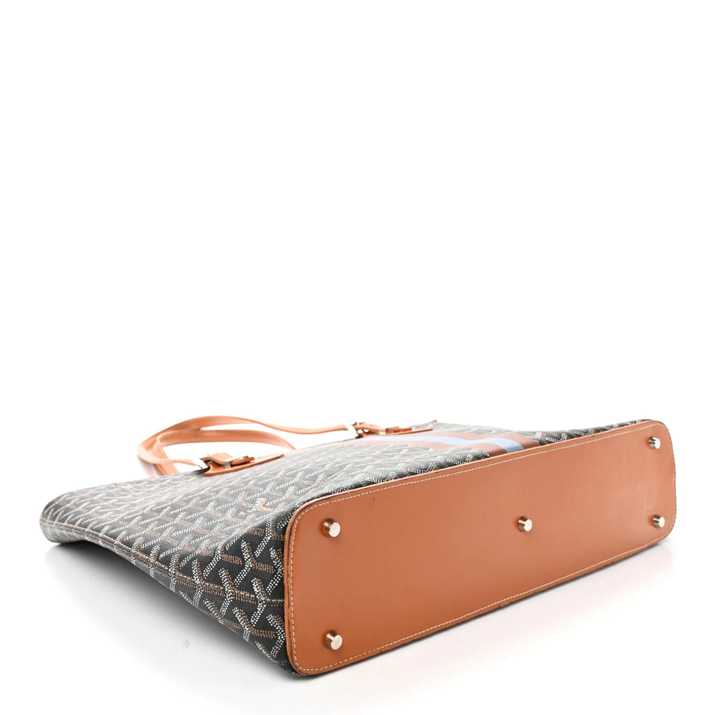 Goyard Black Goyardine Artois Tote