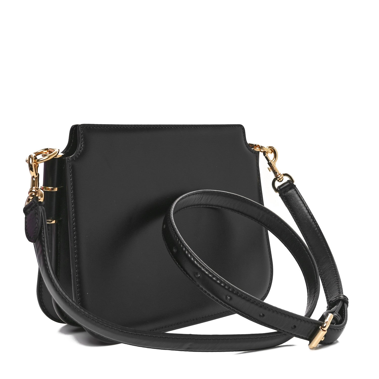 Fendi Black Leather Touch Bag