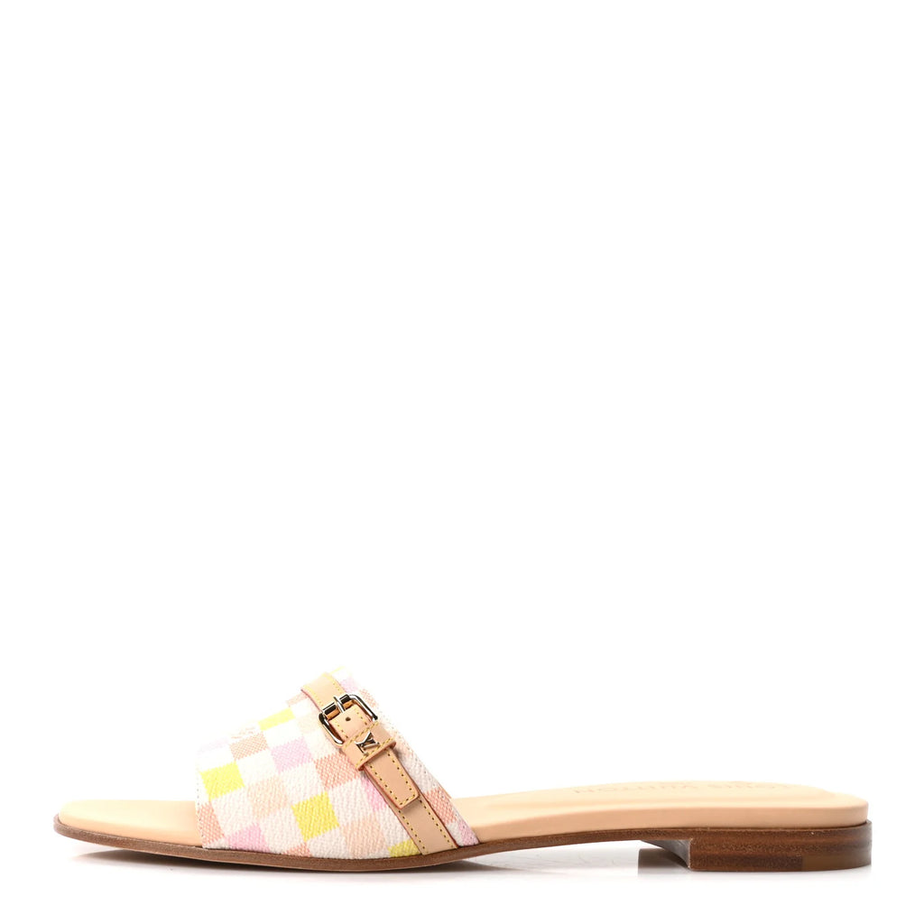 Louis Vuitton Pastel Damier Slides