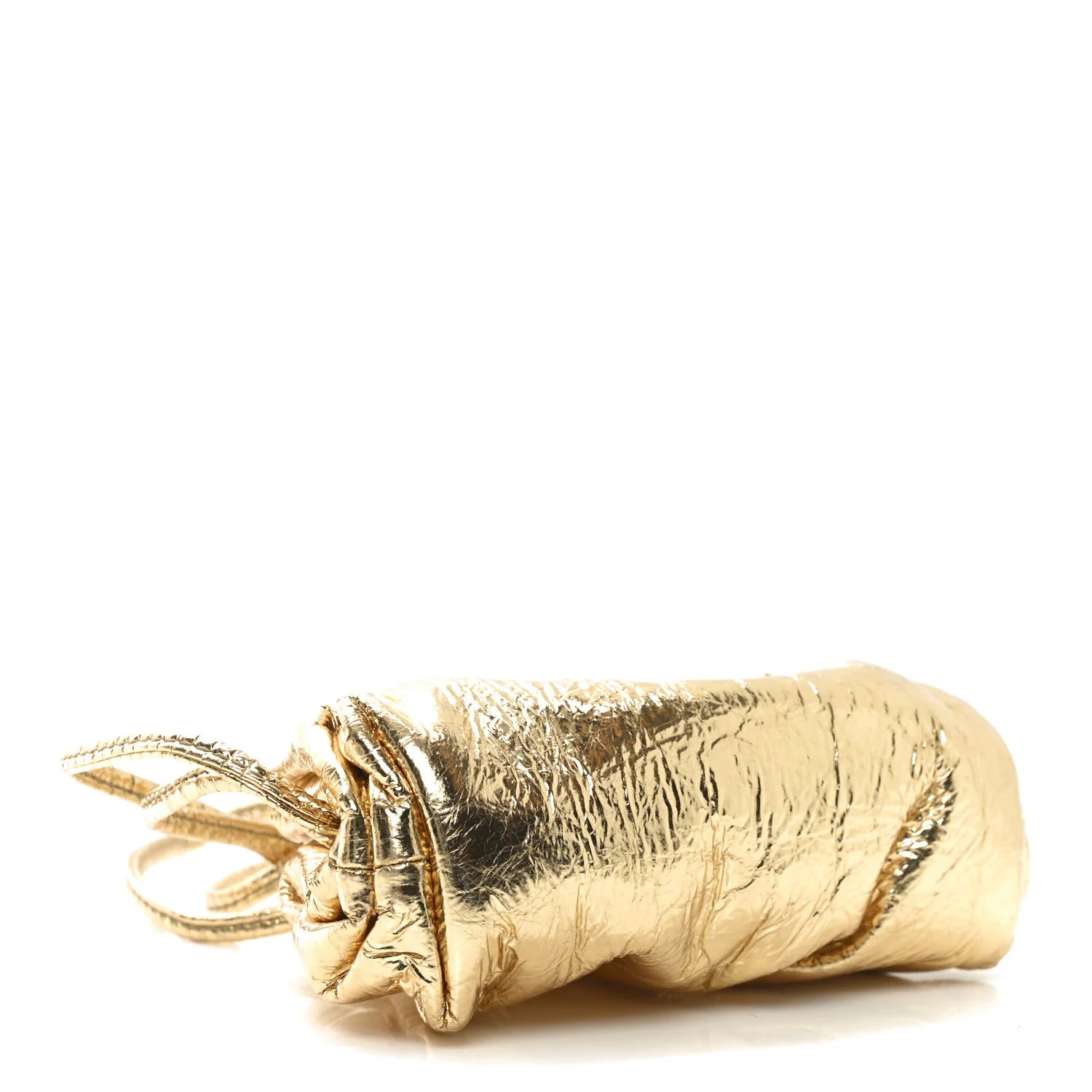 Bottega Veneta Gold Mini Pouch