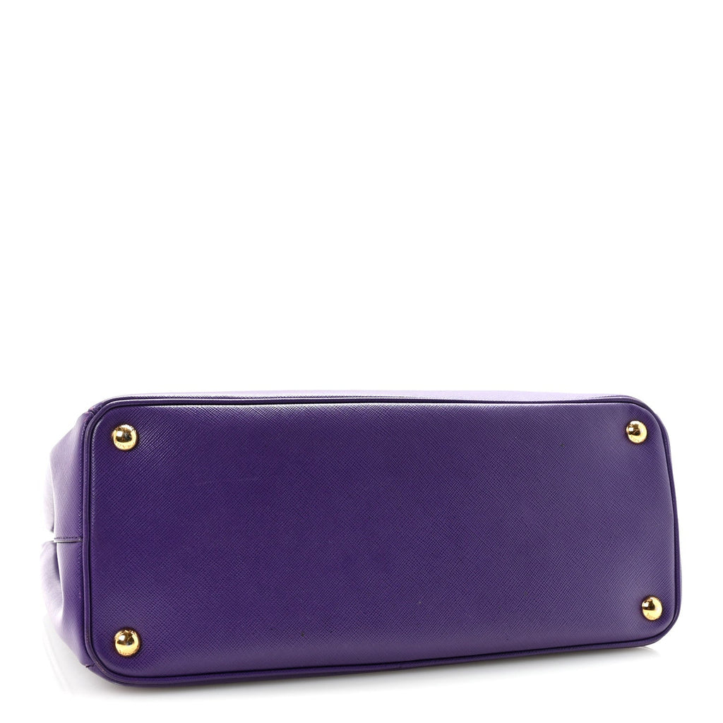 Prada Purple Saffiano Leather Tote