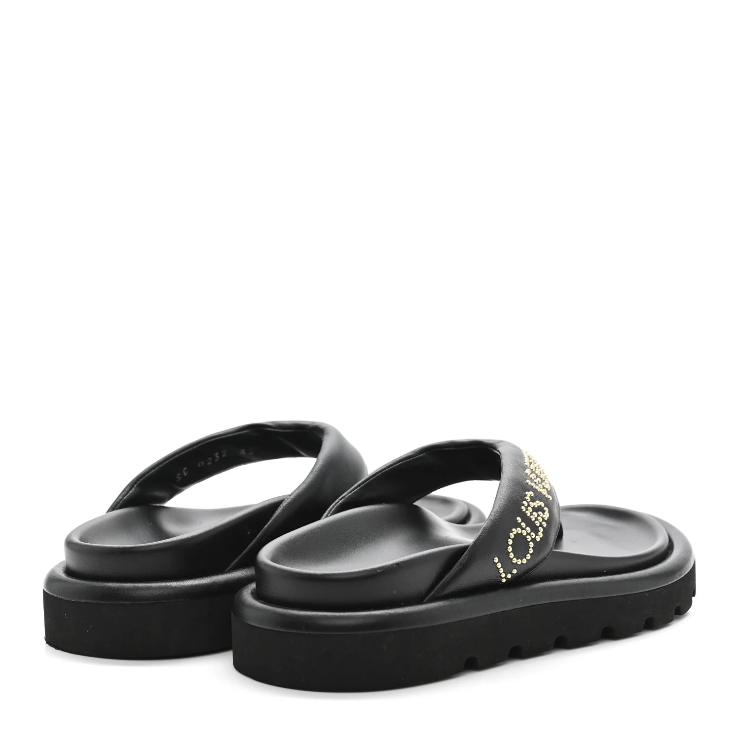 Louis Vuitton Studded Platform Sandals