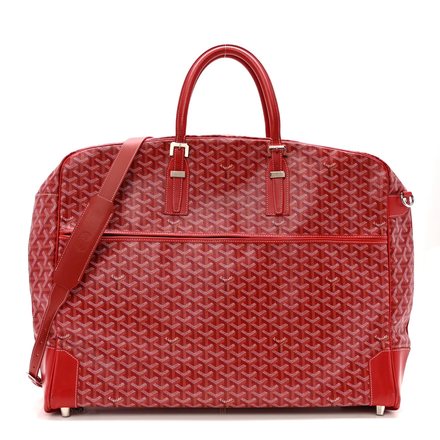 Goyard Red Goyardine Garment Bag