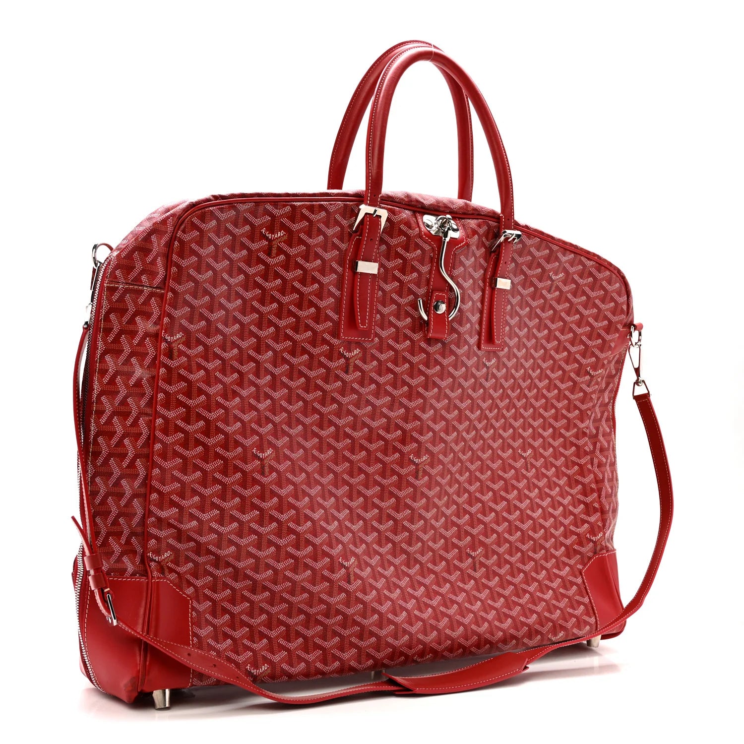 Goyard Red Goyardine Garment Bag