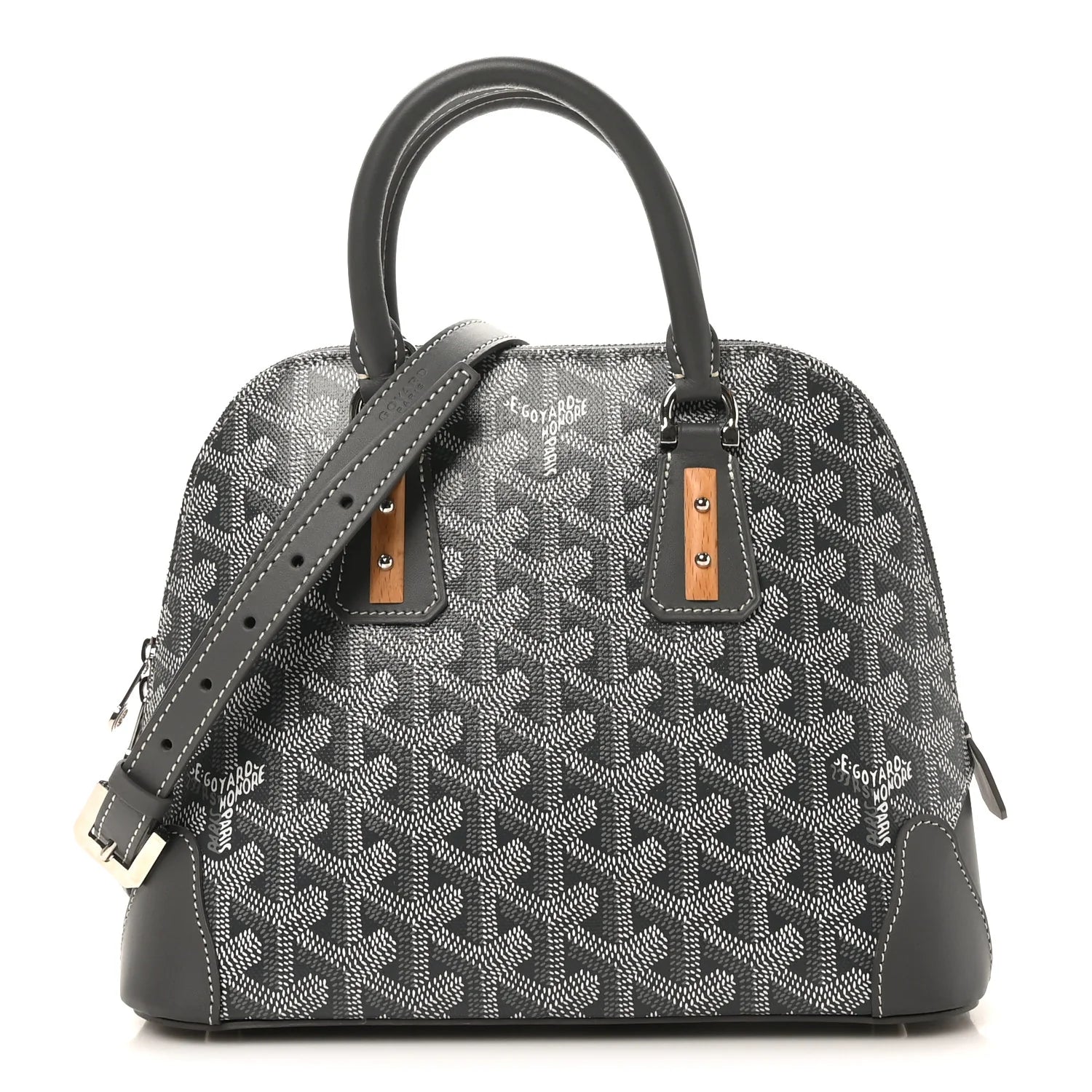 Goyard Grey Goyardine Vendome Bag
