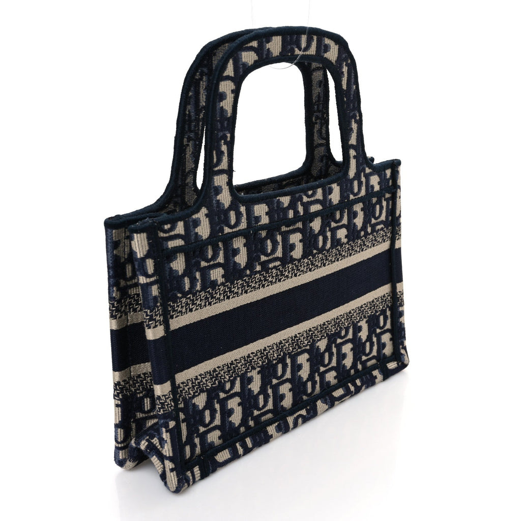 Dior Blue Oblique Mini Book Tote