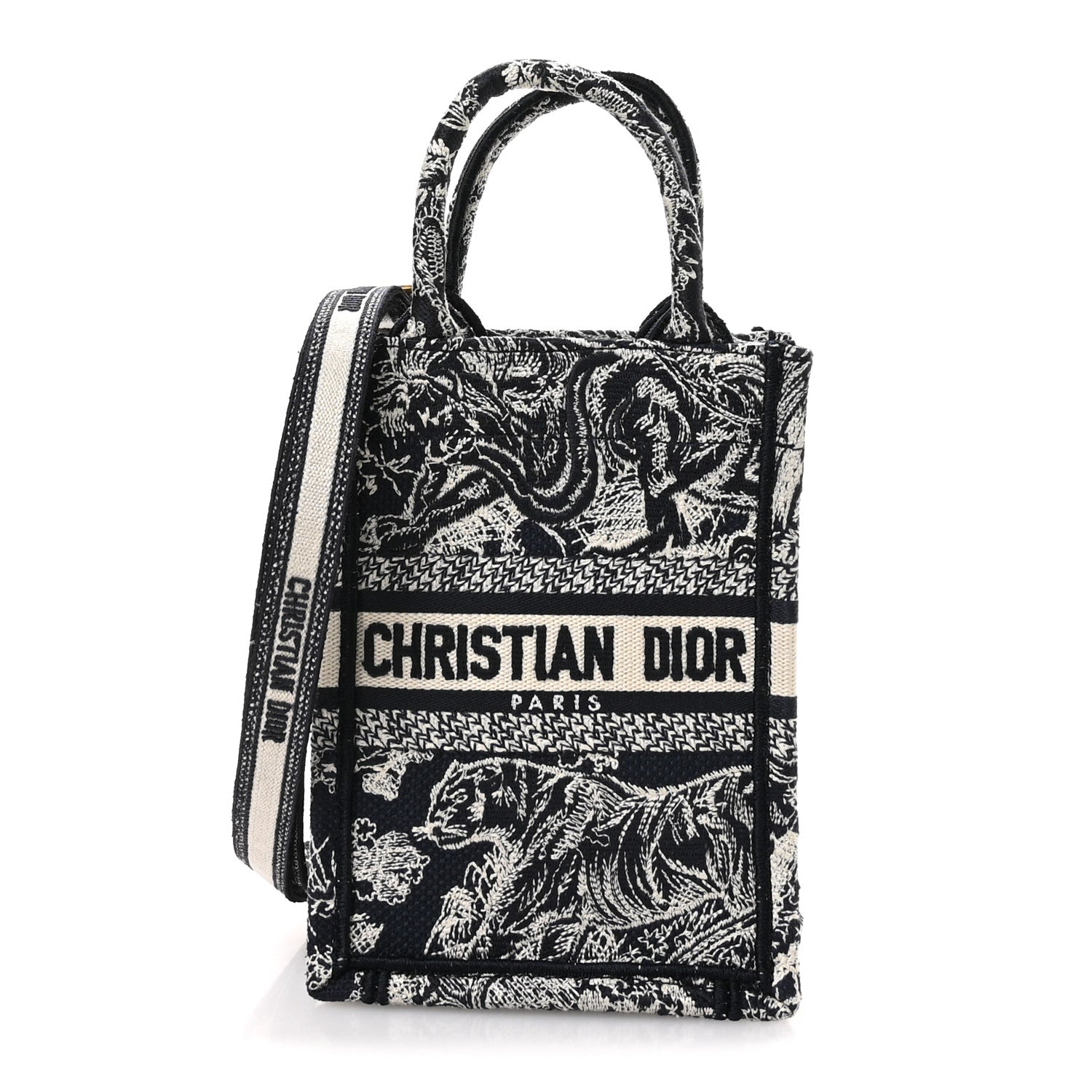 Dior Embroidered Animalier Phone Bag