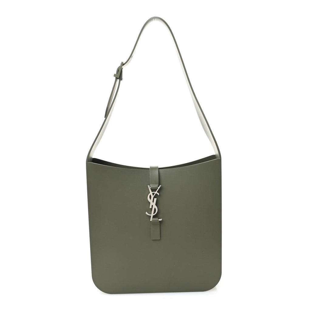 Saint Laurent Green Leather Hobo