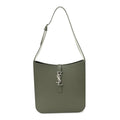 Saint Laurent Green Leather Hobo