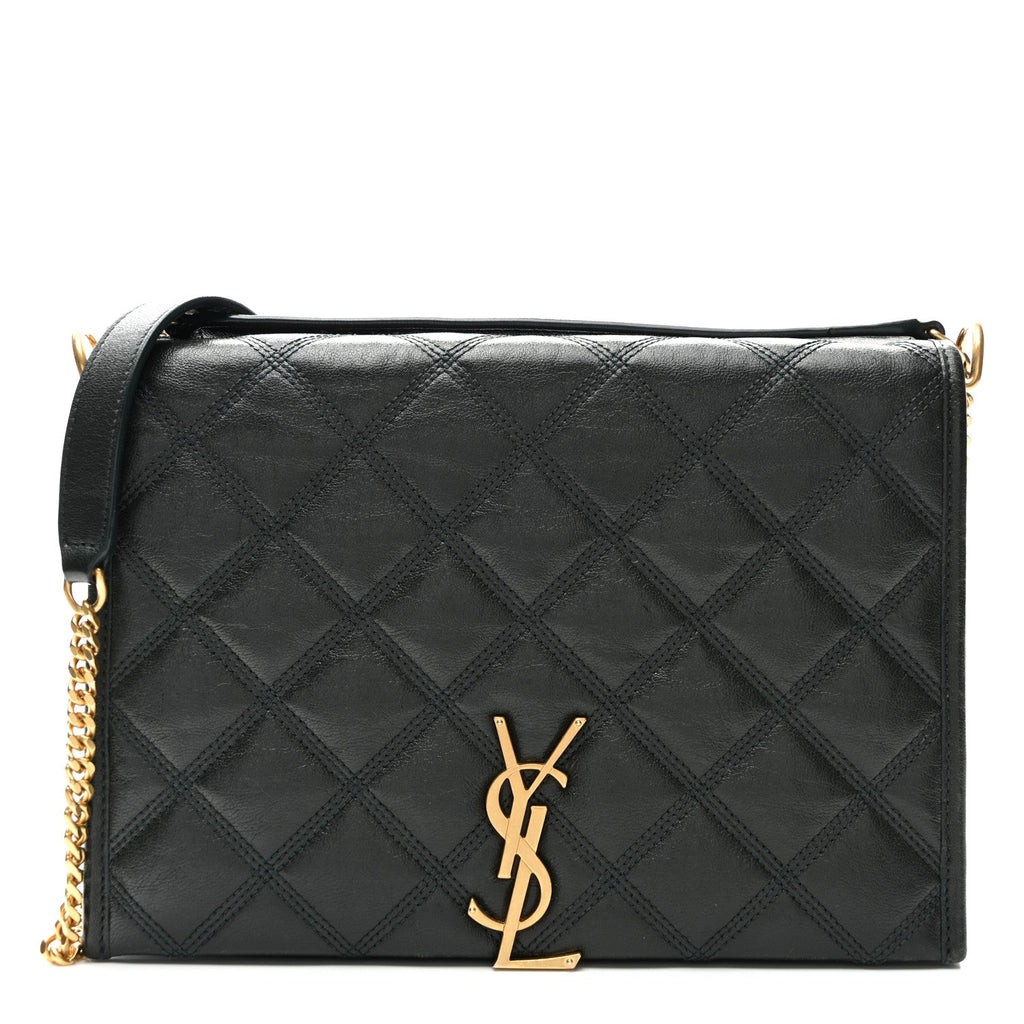 Saint Laurent Black Quilted Bag