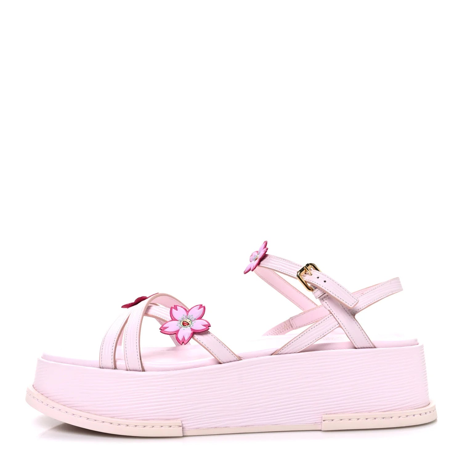 Louis Vuitton Pink Platform Sandals