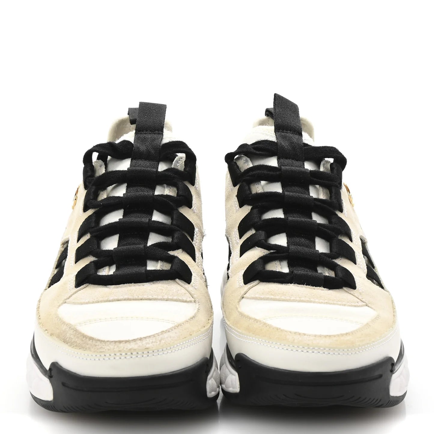Chanel White Chunky CC Sneakers