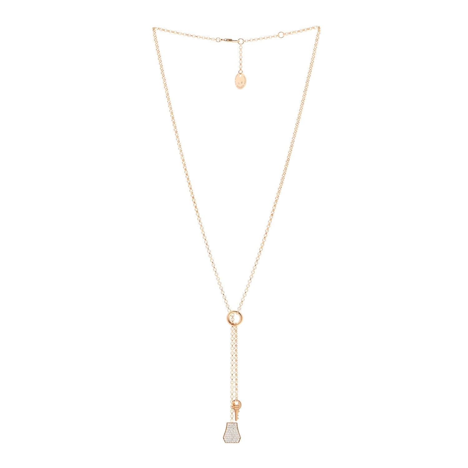 Hermes Rose Gold Diamond Kelly