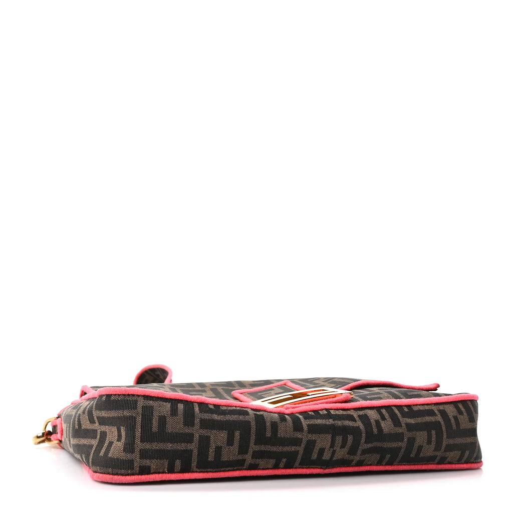 Fendi Pink Zucca Monogram Baguette
