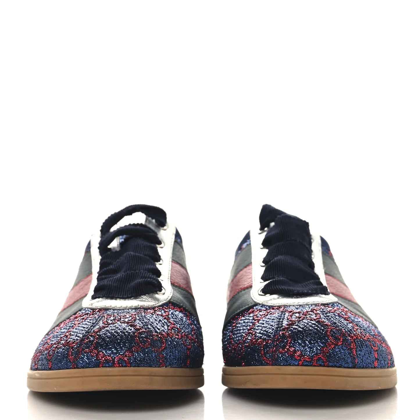 Gucci Blue Glitter GG Sneakers