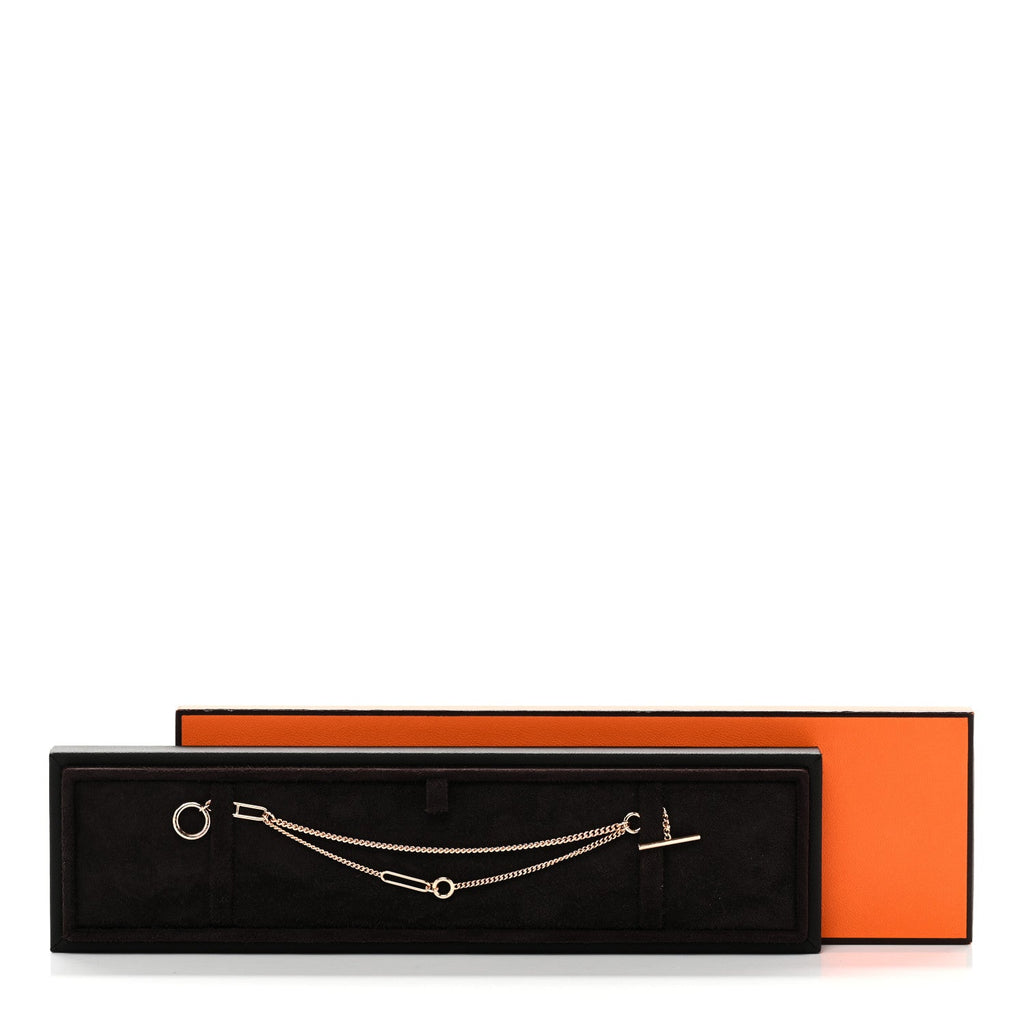 Hermes Rose Gold Echappee Bracelet