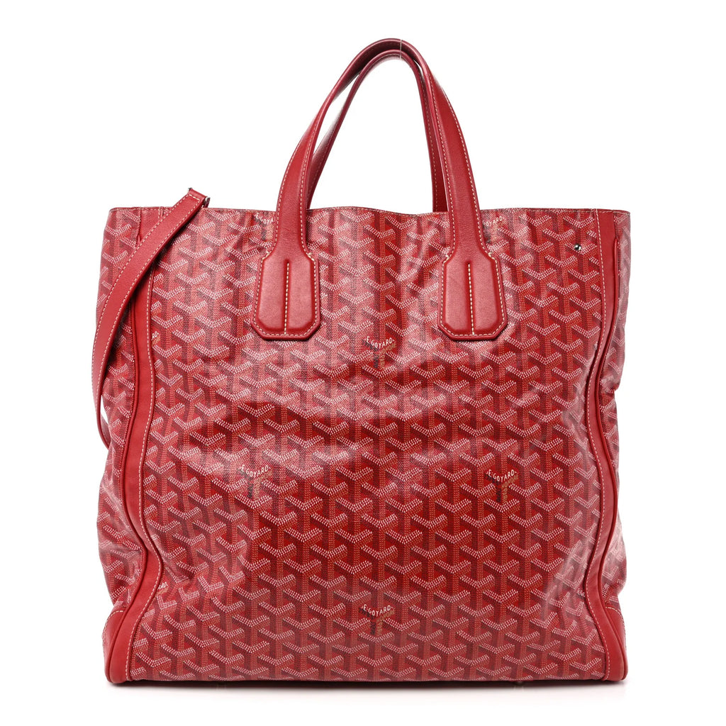 Goyard Red Goyardine Voltaire Tote