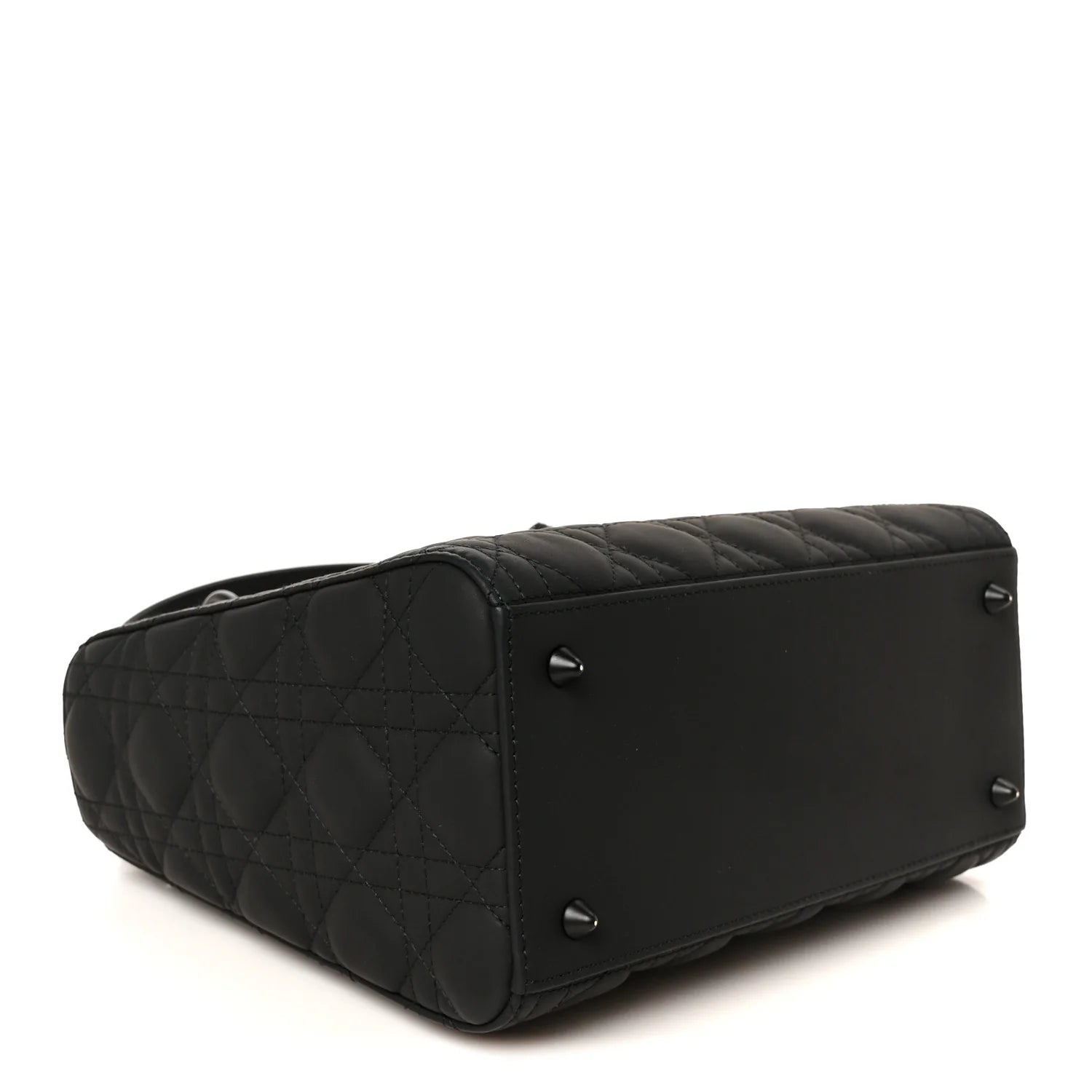 Dior Matte Black Cannage Lady
