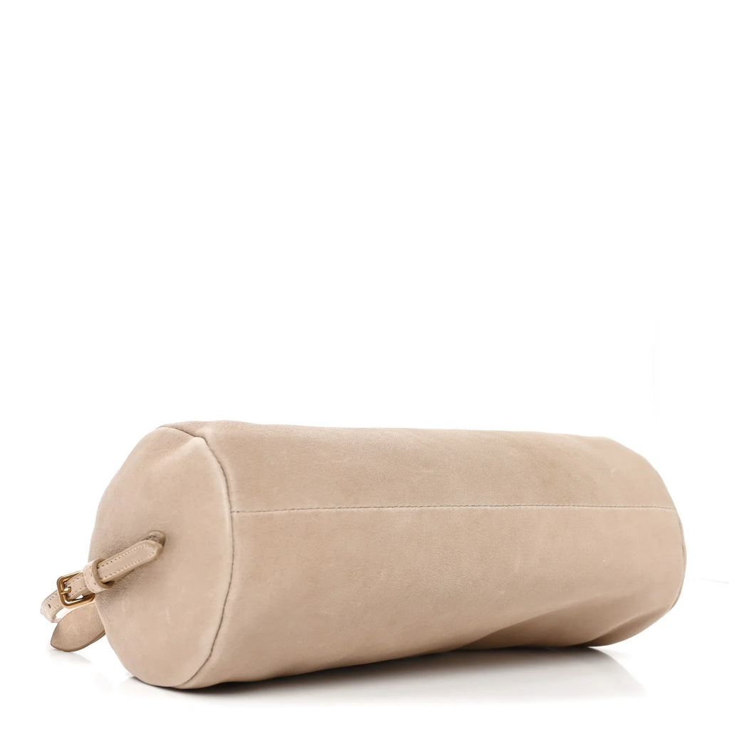 Miu Miu Beige Leather Cylinder Bag