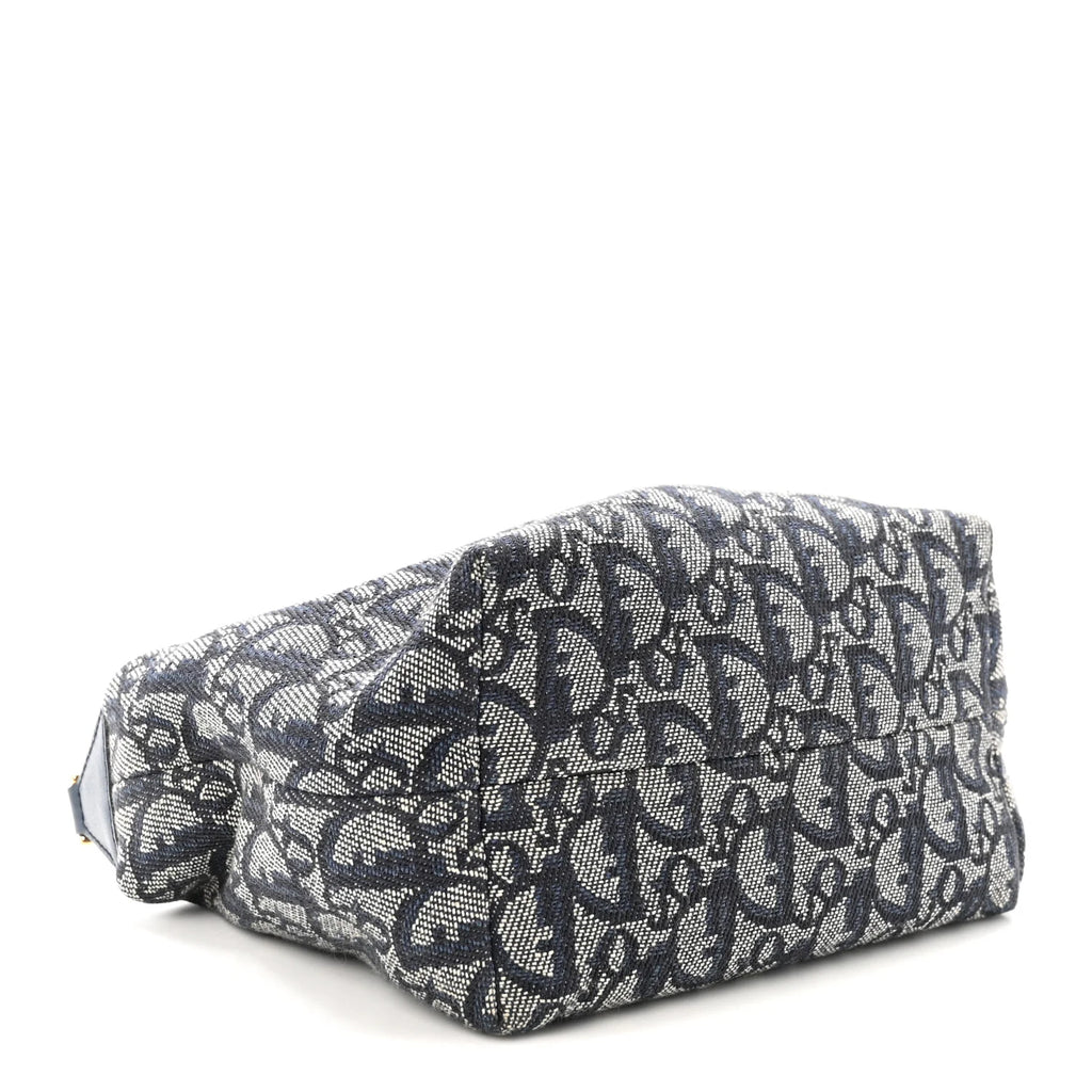 Dior Blue Oblique Jacquard Bag
