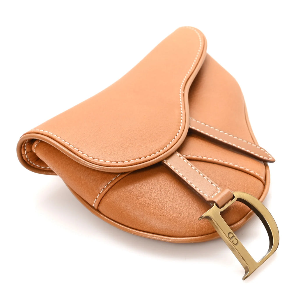 Dior Tan Grained Leather Saddle