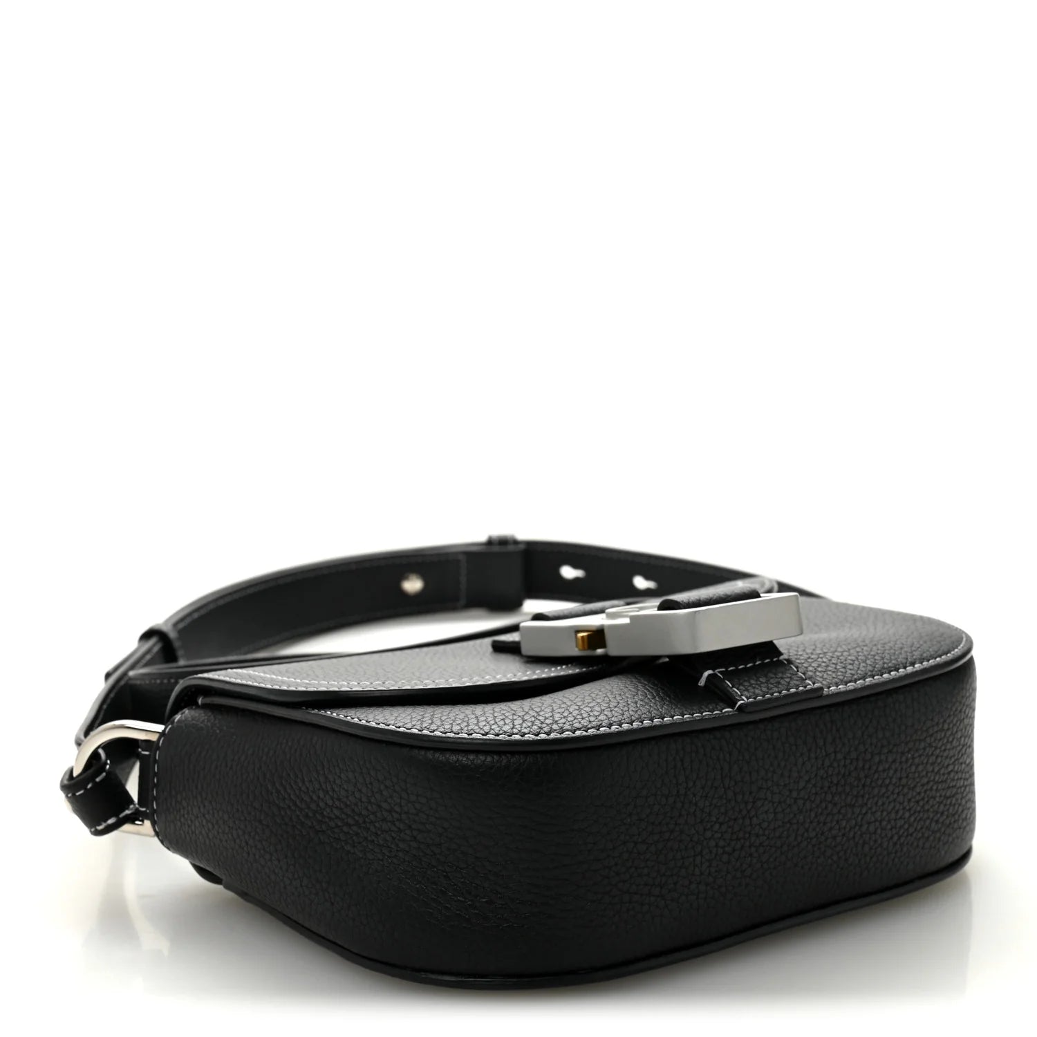 Dior Black Grained Leather Gallop