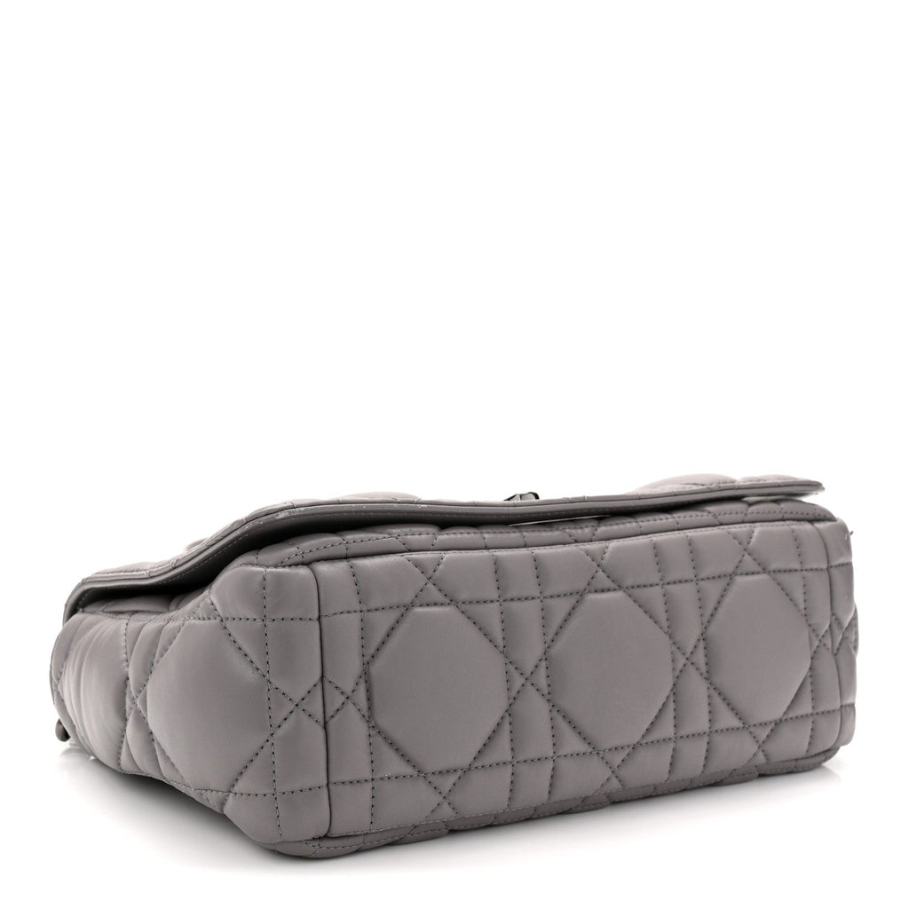 Dior Caro Grey Quilted Bag