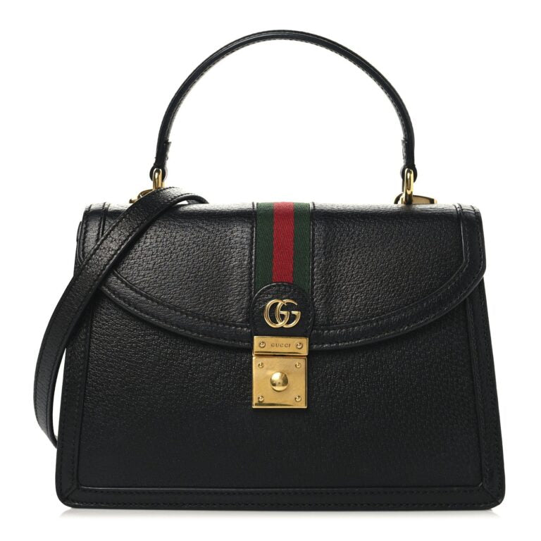 Gucci Black Padlock Top Handle