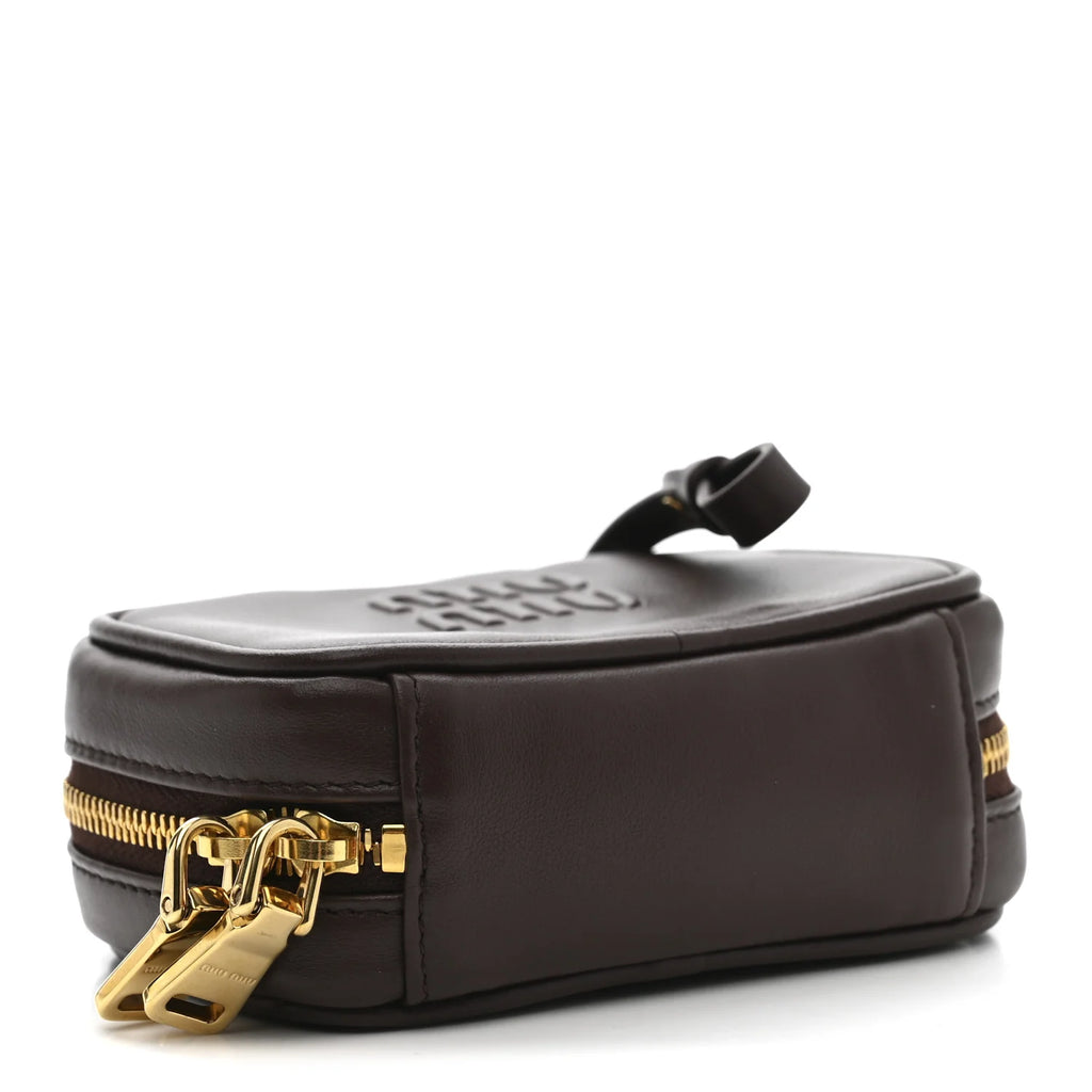 Miu Miu Brown Leather Mini Bag