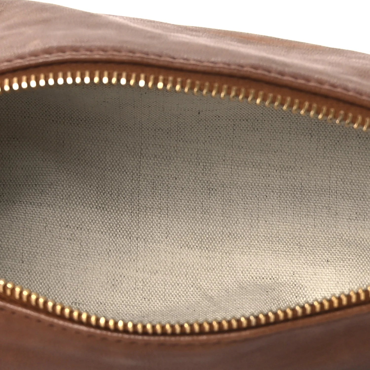 Miu Miu Brown Leather Cylinder Bag