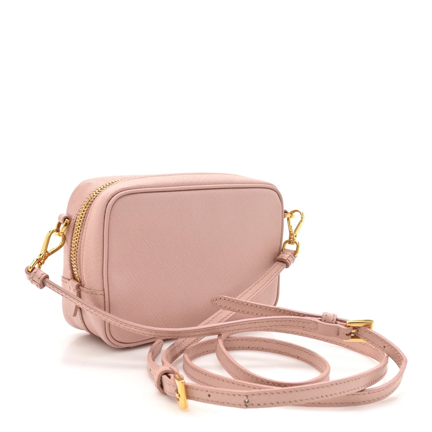 Prada Pink Saffiano Leather Crossbody