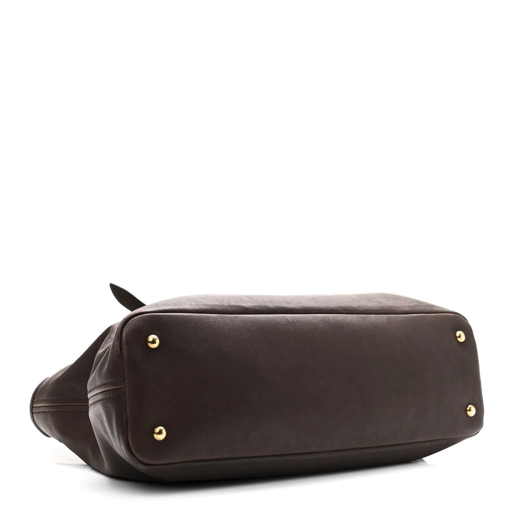 Miu Miu Brown Leather Tote