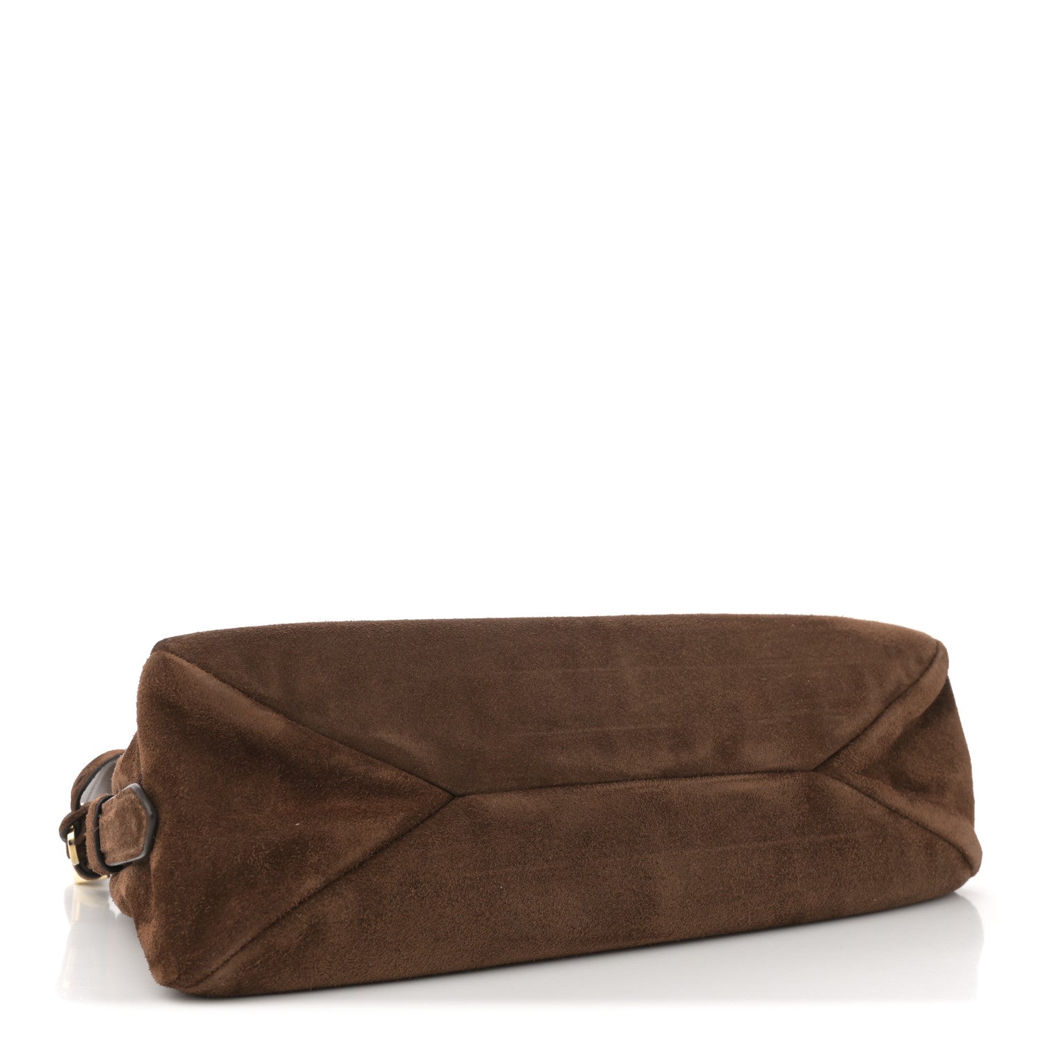 Prada Brown Suede Shoulder Bag
