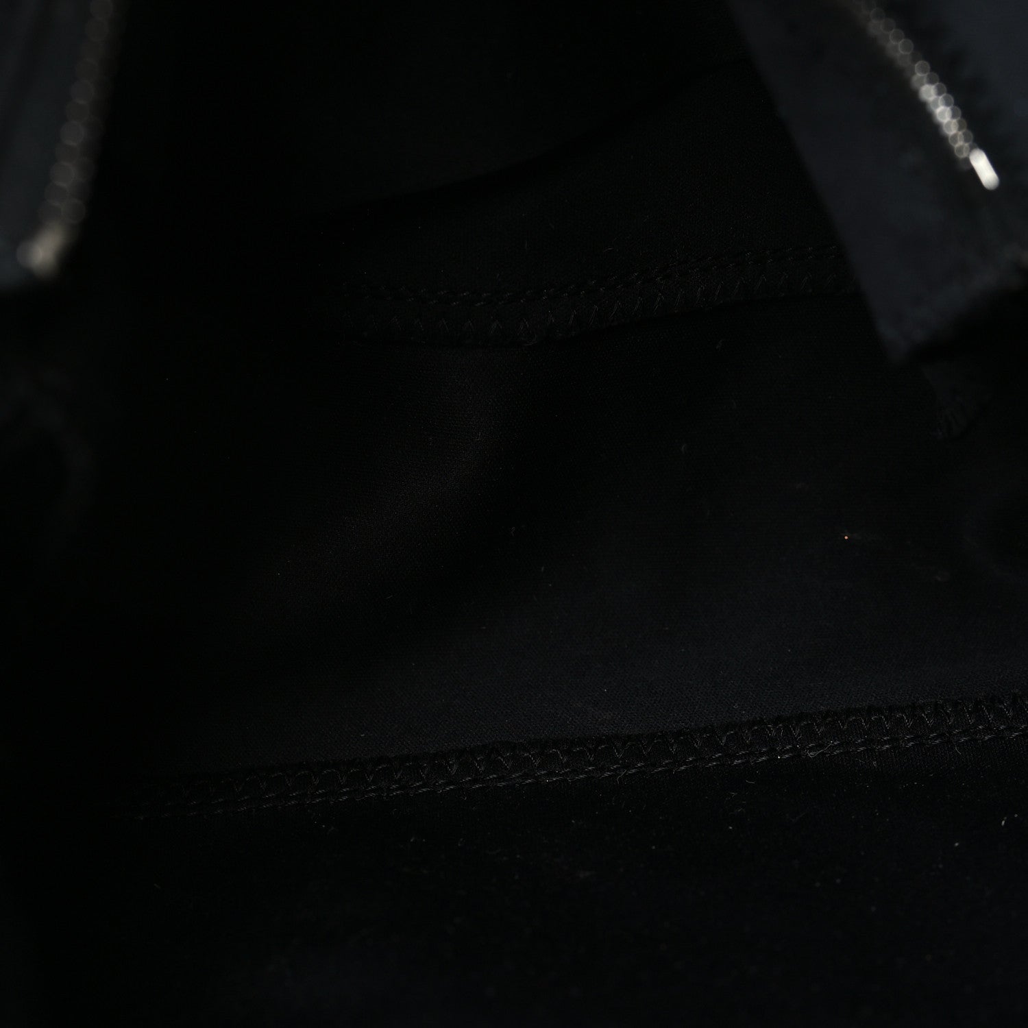 Fendi Black Nylon Baguette Bag