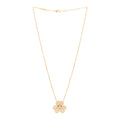 Van Cleef Gold Diamond Frivole Necklace