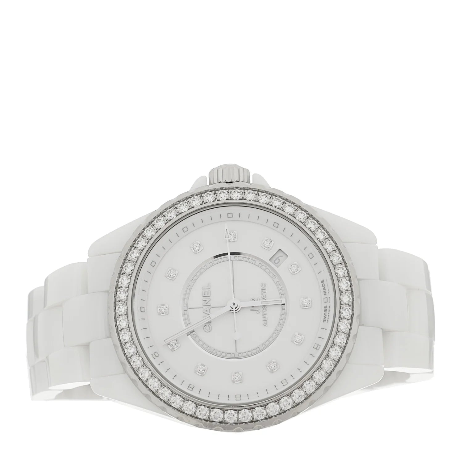 Chanel J12 White Ceramic Diamond