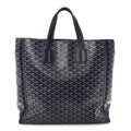 Goyard Navy Goyardine Voltaire Tote