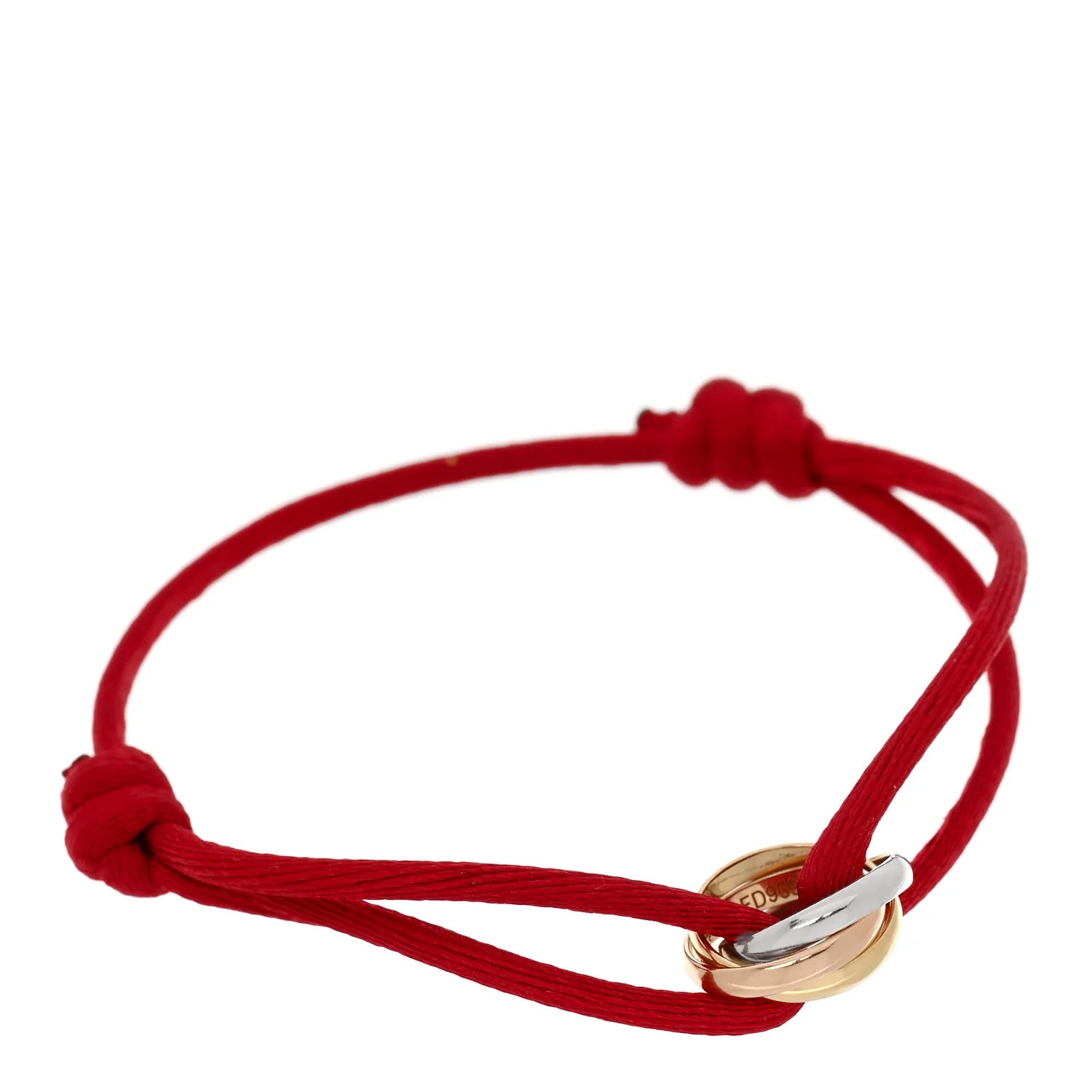 Cartier Trinity Red Cord Bracelet