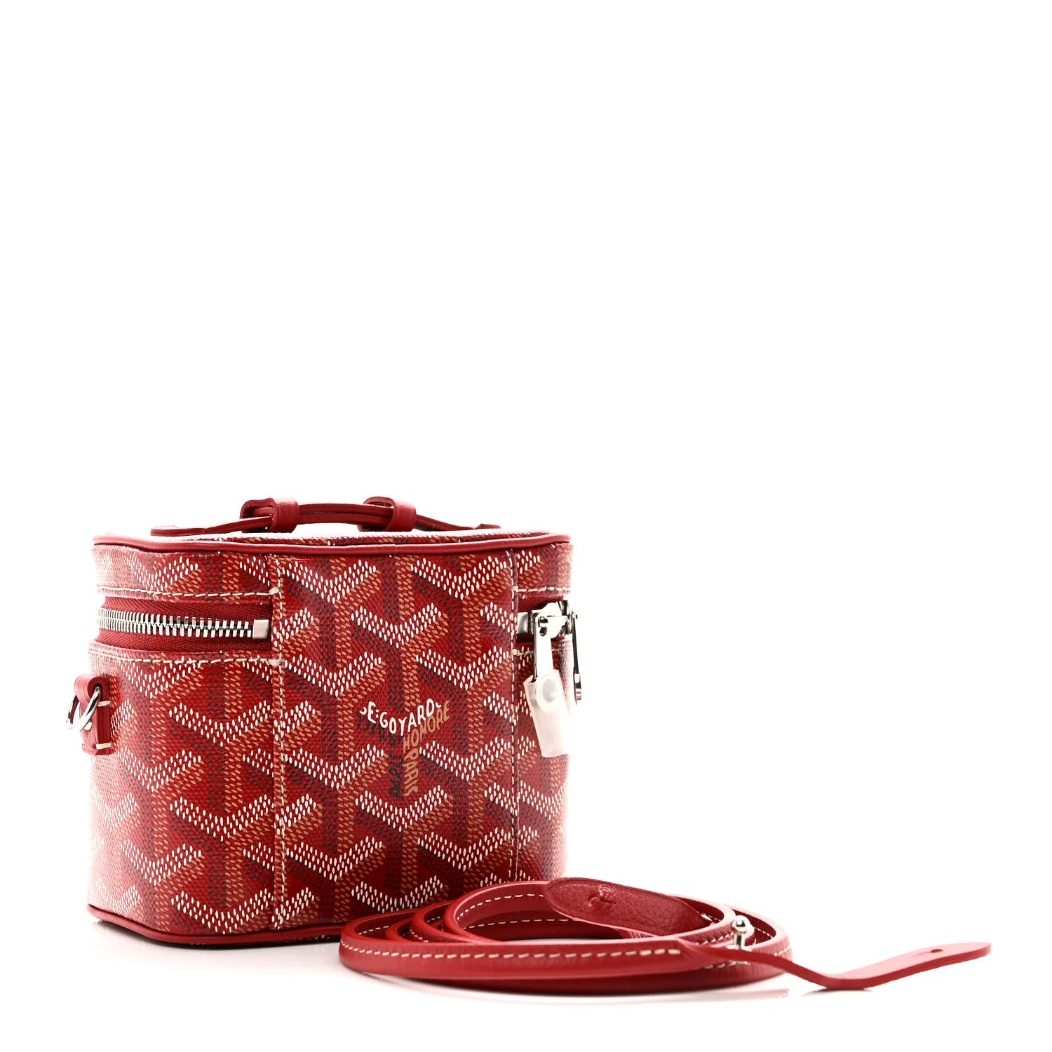 Goyard Red Goyardine Mini Vanity