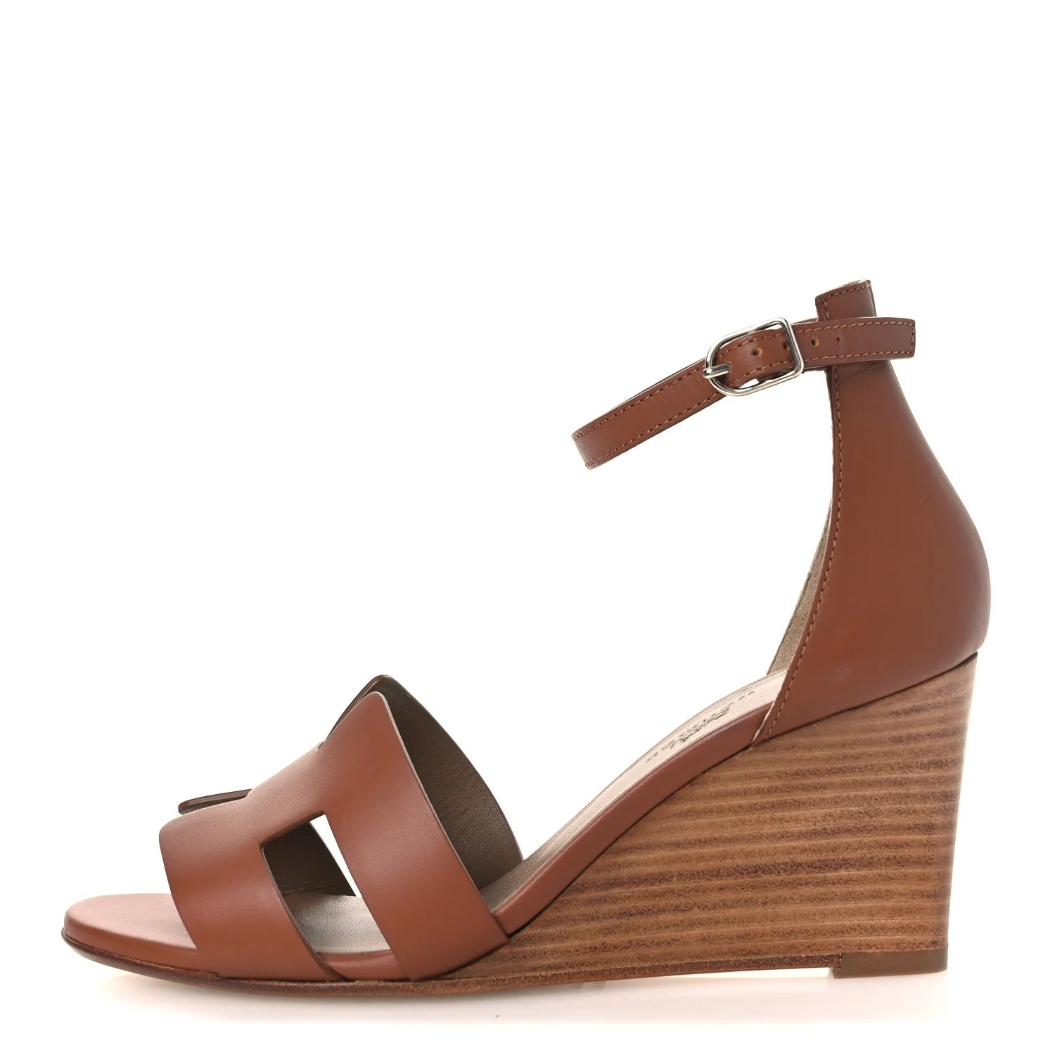 Hermes Brown Leather Legend Sandals
