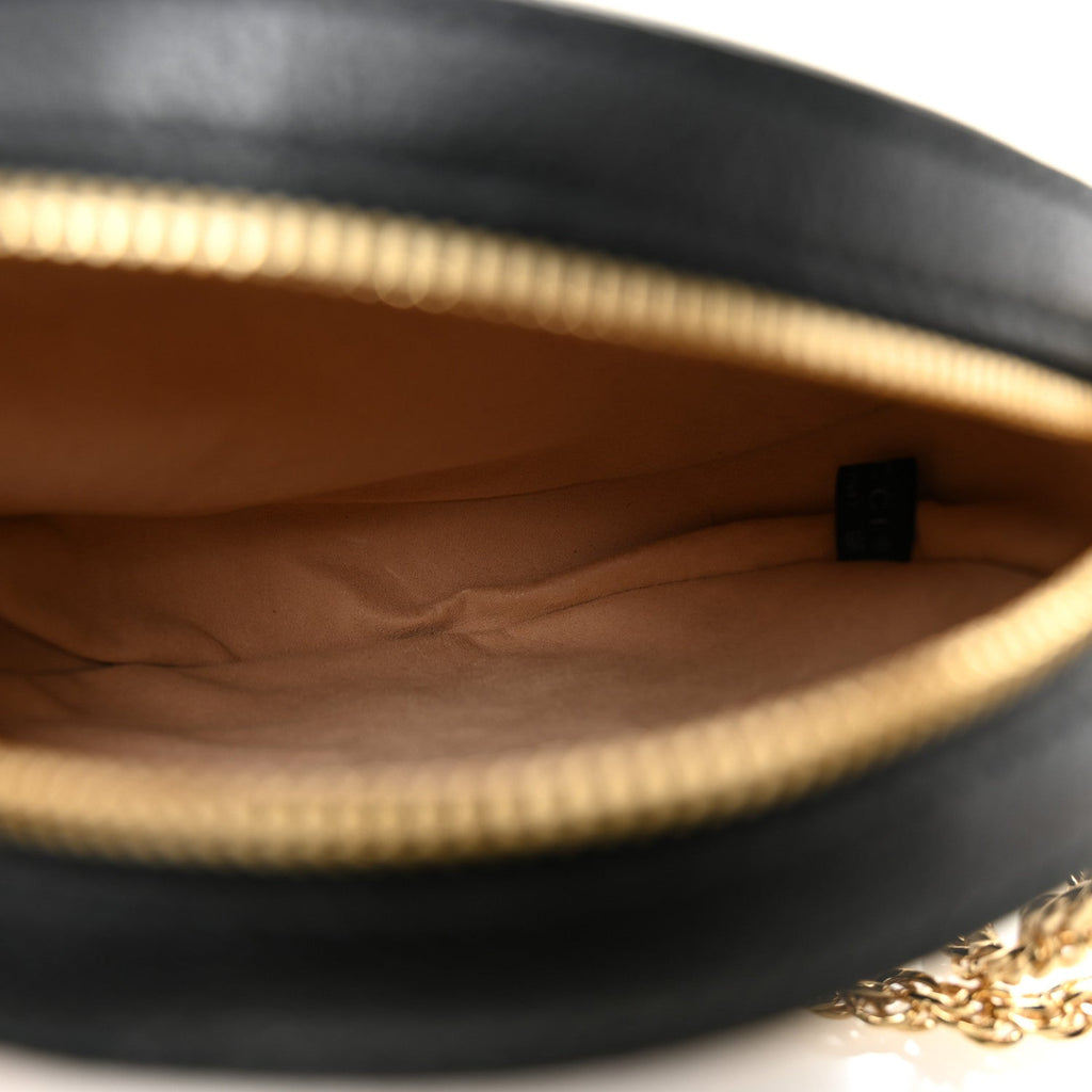 Gucci Black Round Shoulder Bag