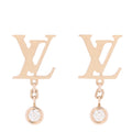 Louis Vuitton Gold LV Earrings