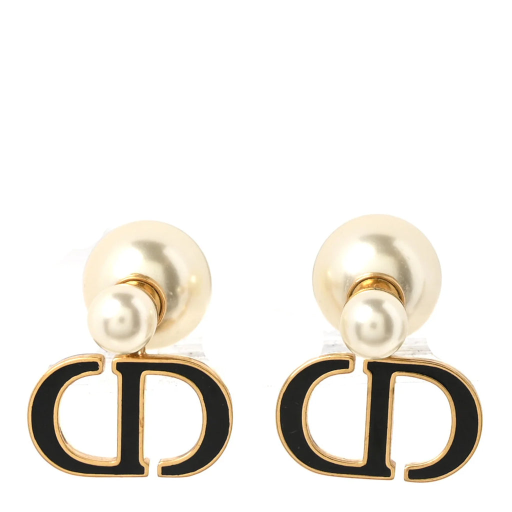 Dior Black CD Tribales Earrings