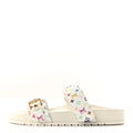 Louis Vuitton White Multicolor Monogram Sandals