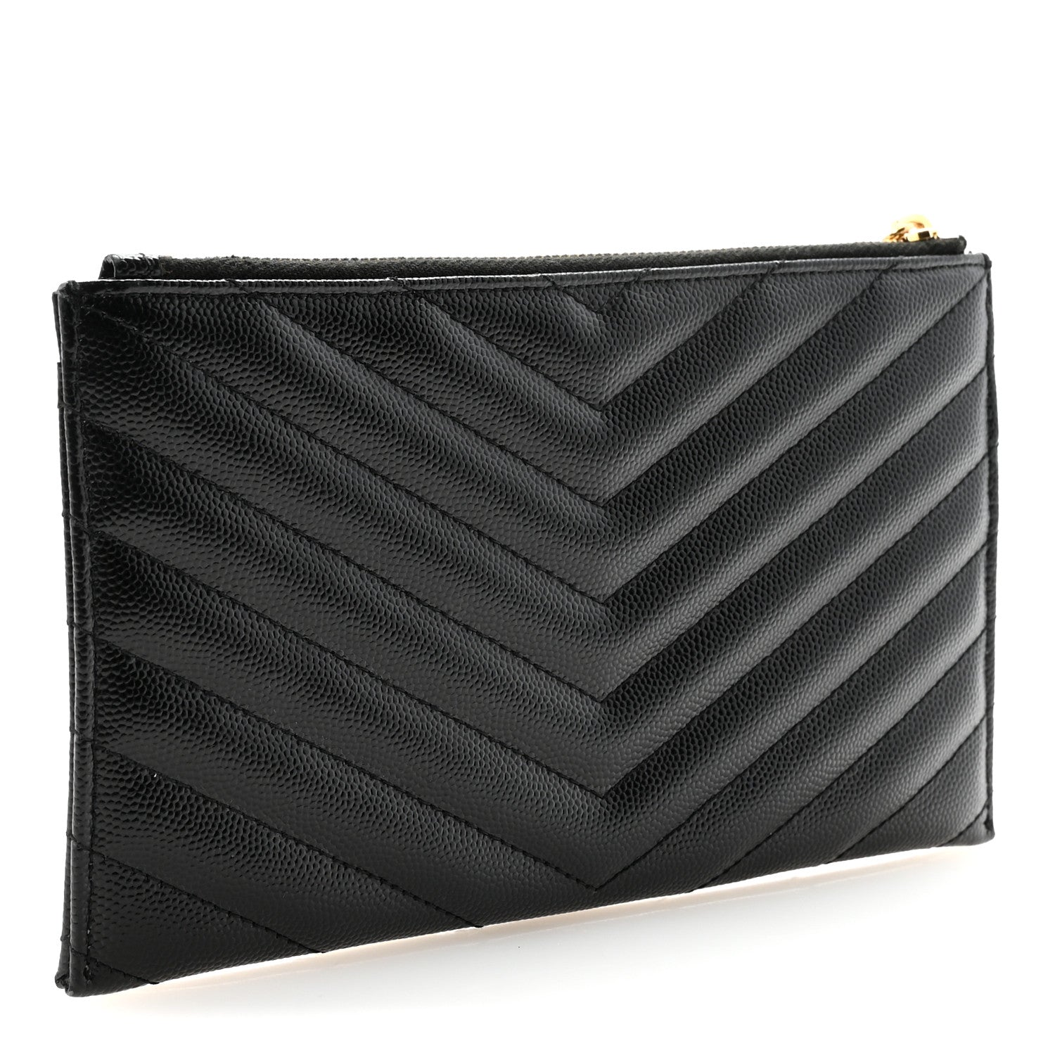 Saint Laurent Black Quilted Pouch