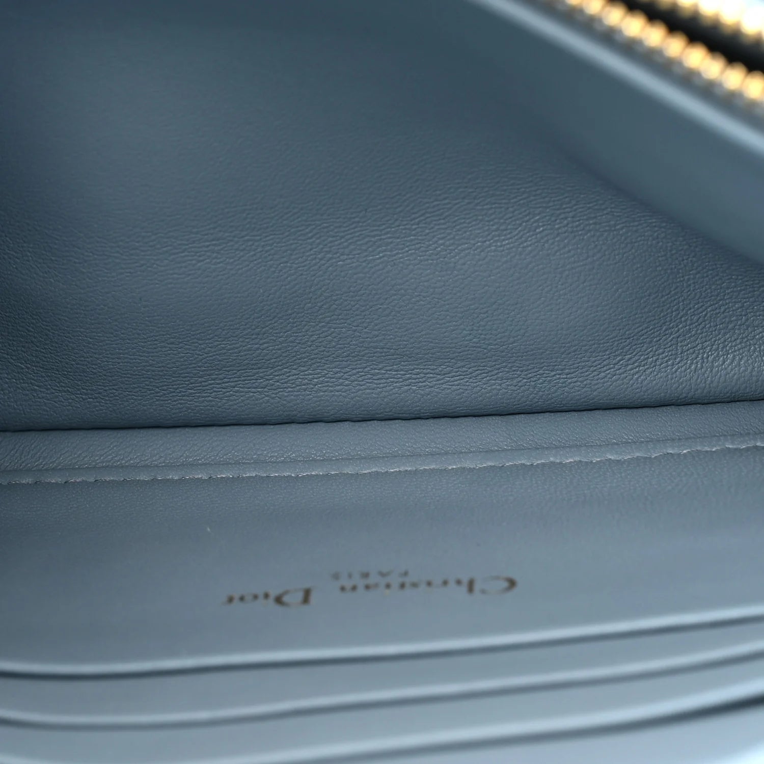 Dior Blue Padded Cannage Bag